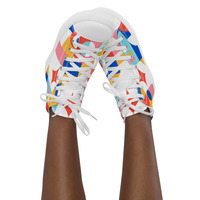 Womens high top canvas shoes - Thumbnail 6
