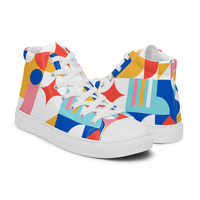 Womens high top canvas shoes - Thumbnail 13