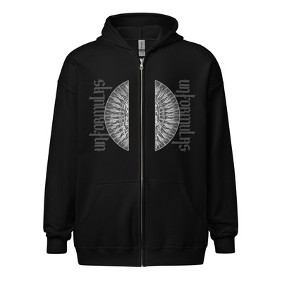 Unformulas - post mortem visionary - zip hoodie front/back