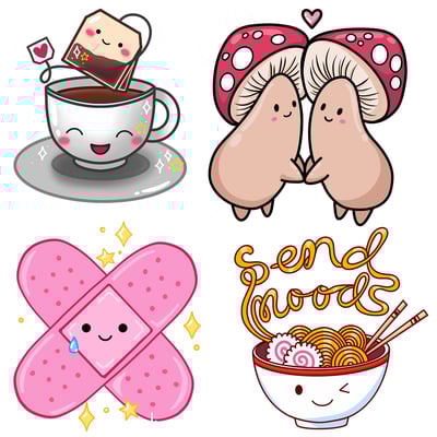 Kawaii sticker pack