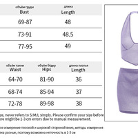 2PCS Purple Shimmer V Neck Dress  - Thumbnail 6