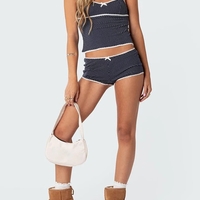 2PCS Polka Dot Pajama Set - Thumbnail 2