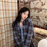 Preppy Plaid Soft Cardigan  - Thumbnail 6