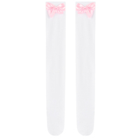 cos cute bow knee socks sexy velvet thigh high stockings - Thumbnail 8