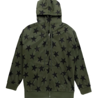 VINTAGE STARS ZIP UP HOODIE - Thumbnail 4