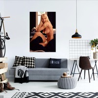 Photo poster, retro, Liv Lindeland 1971,size А3 29.7х42.0 inches. Wall decoration, home decor, gift. - Thumbnail 1