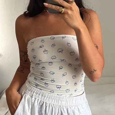 Strawberry Tube Top