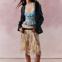 Blue Fairy Spaghetti Strap Top - Thumbnail 3