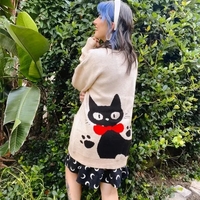 Cat Graphic Print Sweater  - Thumbnail 2
