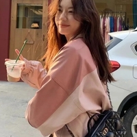 Pink Faux PU Leather Zup Up Cropped Jacket  - Thumbnail 4