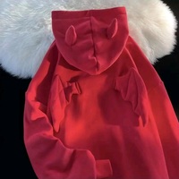 3D Demon Horn Hoodie  - Thumbnail 4