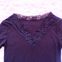 Laced Trim Heattech Long Sleeves - Thumbnail 3