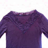 Laced Trim Heattech Long Sleeves - Thumbnail 4