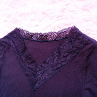 Laced Trim Heattech Long Sleeves - Thumbnail 5