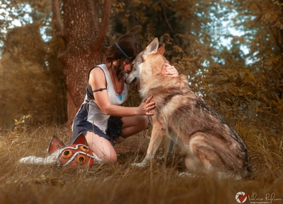 Mononoke wolf A - A6 print