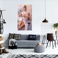 Photo poster, retro,Rebekka Armstrong 1986,size А3 29.7х42.0 inches. Wall decoration, home decor, gift. - Thumbnail 2