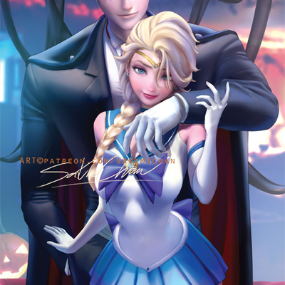 Jack x elsa poster#574