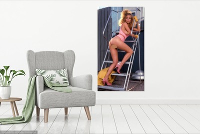 Photo poster, retro,Katherine Hushaw 1986,size А3 29.7х42.0 inches. Wall decoration, home decor, gift.