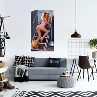 Photo poster, retro,Katherine Hushaw 1986,size А3 29.7х42.0 inches. Wall decoration, home decor, gift. - Thumbnail 2