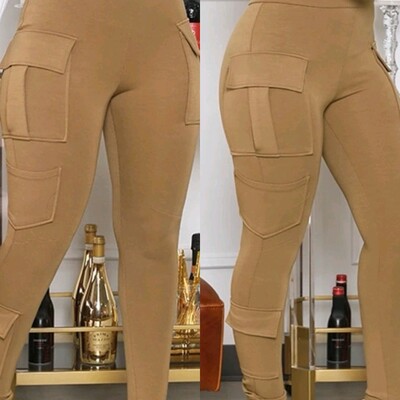 Cargo stretch pants