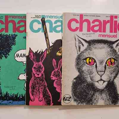 "mensuel charlie" x 3 from 1974