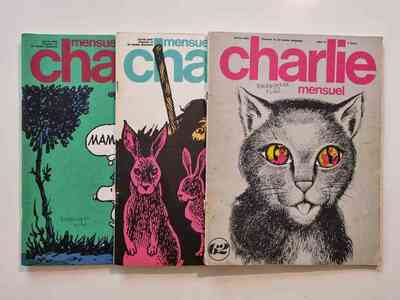 "Mensuel Charlie" x 3 from 1974