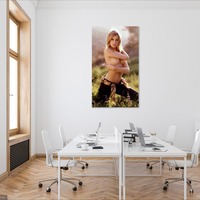 Photo poster, retro,Cathy Rowland 1971,size А3 29,7х42,0  inches. Wall decoration, home decor, gift. - Thumbnail 2