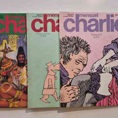 "mensuel charlie" x 3 from 1974