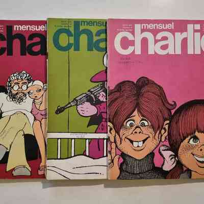 "mensuel charlie" x 3 from 1975 & 1976