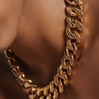 Whatsupchic Silver Killin' It Heavy Necklace - Thumbnail 1