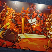 Fire Wrestling Poke Print - Thumbnail 3