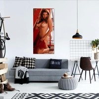 Photo poster, retro,Danielle De Vabre 1971, size А3 29,7х42,0  inches. Wall decoration, home decor, gift. - Thumbnail 1