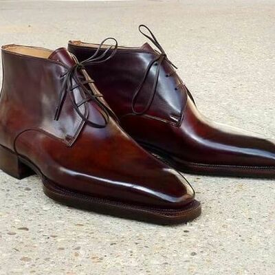  bespoke handmade mens  genuine leather  shoes - Thumbnail 2