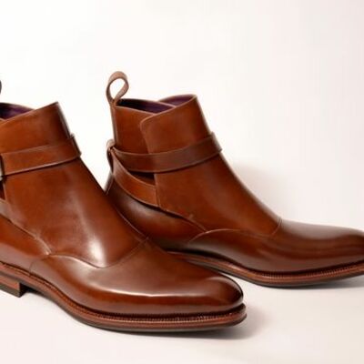   handmade  mens  genuine  leather  shoes - Thumbnail 2