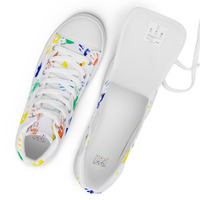 Womens high top canvas shoes - Thumbnail 3
