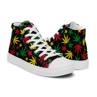 Mens high top canvas shoes - Thumbnail 5