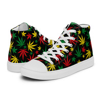 Mens high top canvas shoes - Thumbnail 6
