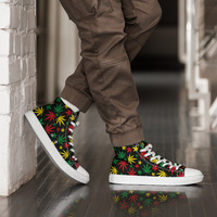 Mens high top canvas shoes - Thumbnail 17