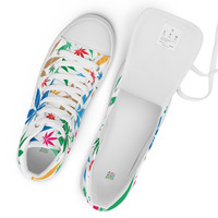 Womens high top canvas shoes - Thumbnail 3