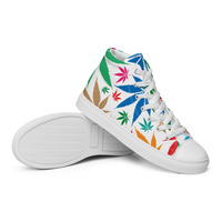 Womens high top canvas shoes - Thumbnail 6