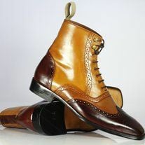 Unique Handmade  Mens  Genuine  Leather  Shoes