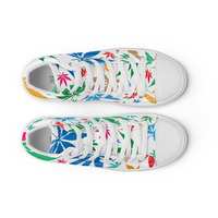 Womens high top canvas shoes - Thumbnail 12
