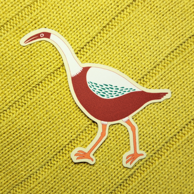 Weird goose 3'' matte sticker