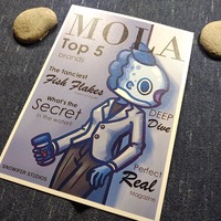 Mola Magazine Grey Mini Print - Thumbnail 1
