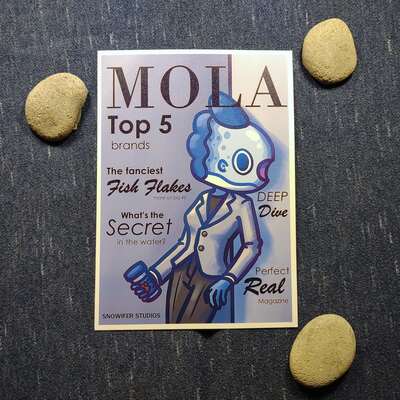 Mola magazine grey mini print - Thumbnail 2