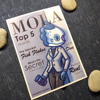 Mola Magazine Grey Mini Print - Thumbnail 2