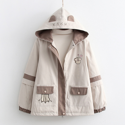 New loose-fitting lamb wool coat