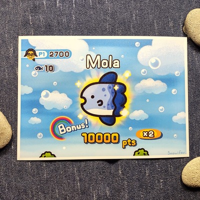 Mola fishing minigame mini print - Thumbnail 1