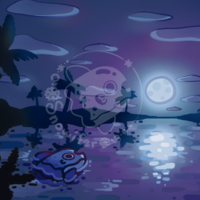Mola Moonlit Beach Mini Print - Thumbnail 2