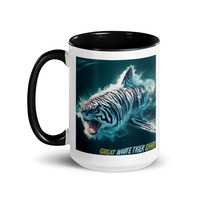 Great White Tiger Shark MUG - Thumbnail 4